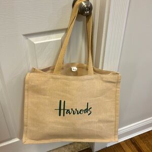 New Harrods Jute tote